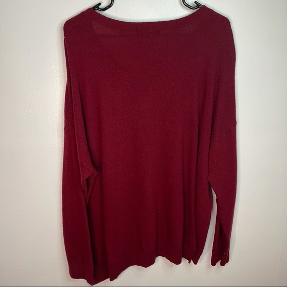 Ellos Red Sweater - Picture 4 of 7